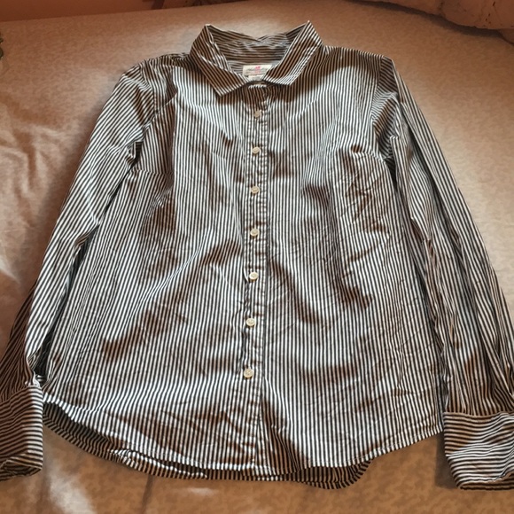 J Crew Women’s Striped Collared Button Down - Picture 1 of 5